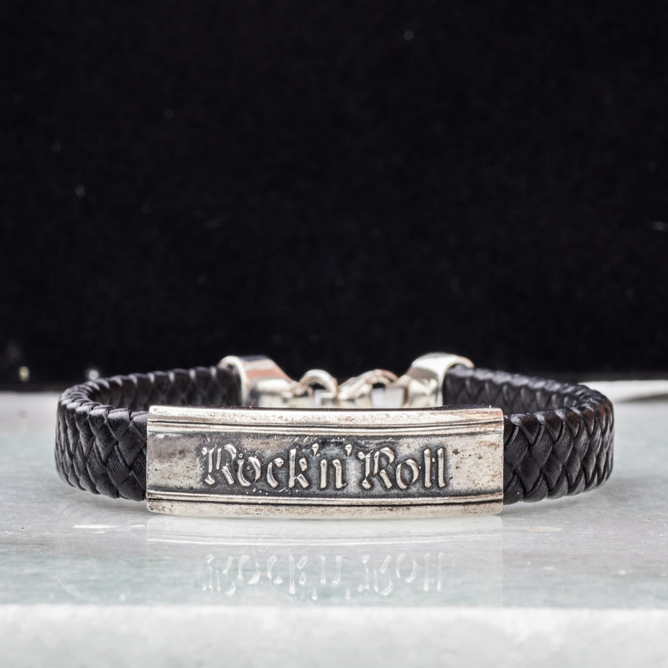 Bone Bead and Woven Leather Bracelet – Ouen อ้วน Designs